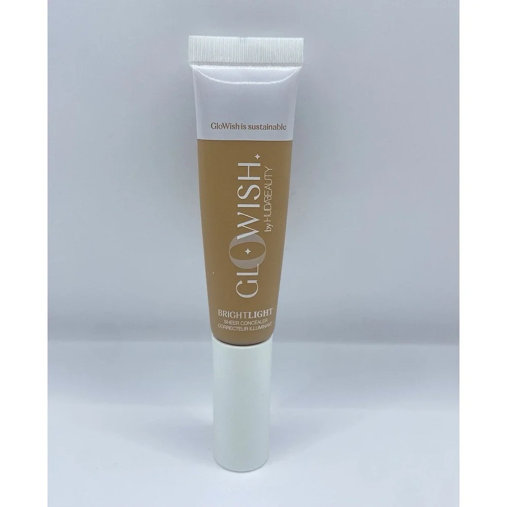 HUDA BEAUTY GLOWISH Bright Light Sheer Concealer 06 Medium Tan 0.35oz NWOB